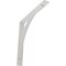 Ekena Millwork Morris Steel Bracket, White Primer 3"W x 24"D x 24"H BKTM03X24X24MOPWH - alternate 1